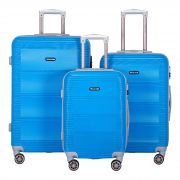 Купить Комплект чемоданов TEXAS CLUB 108, голубой недорого