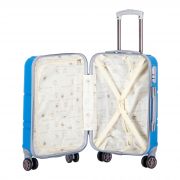 Купить Комплект чемоданов TEXAS CLUB 852, голубой недорого